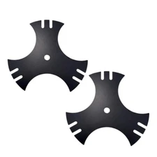 2 Pack 781-0748-0637 781-0748 Edger Blade 9-inch 3 Sided Star (5/8" Center Hole)
