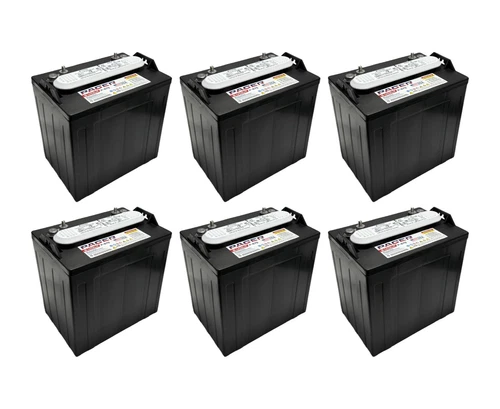 x6 | PACER P-875 8 Volt 165Ah Deep Cycle Battery (Replaces Trojan T-875 T875)