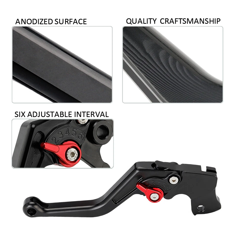 For HUSQVARNA 701 Supermoto/Enduro/Svartpilen CNC Short Brake Clutch Levers  - Image 4 of 4