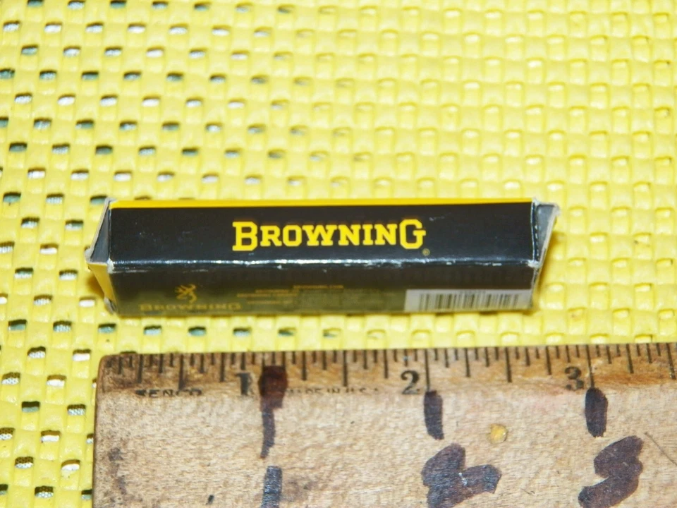 Navaja de bolsillo vintage MARRÓN #334 con asas de acero inoxidable - Nueva en caja Foto 4 de 4