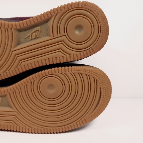 Nike Air Force One '07 Borgoña Pantalones de Goma Zapatos 315122-610 Para hombres 9 ¡EXCELENTE ESTADO! - Imagen 14 de 16