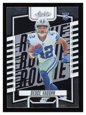 2023 Panini Absolute Deuce Vaughn #145 Rookie Base Foil RC Dallas Cowboys