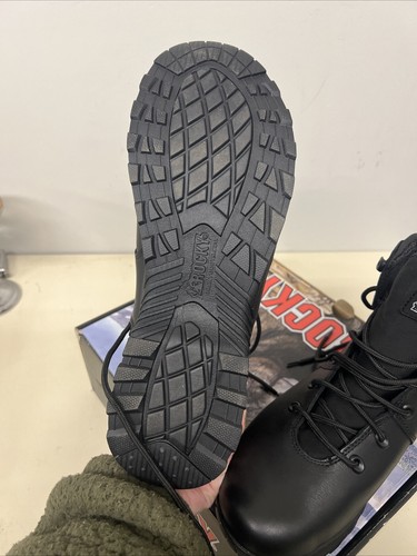 Rocky Men's 6" Alpha Tac Waterpoof Tactical Boots Black Style RKD0040 Size 13 - Picture 16 of 16