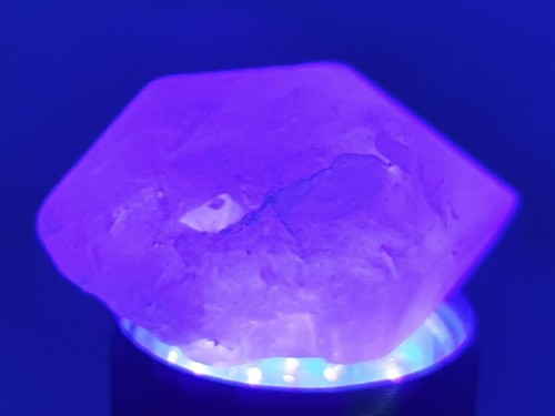 Roh grobe Herkimer Diamant Einschlüsse UV abgebildet - nur gewaschen 15,5 Gramm HQD06 - Bild 8 von 12
