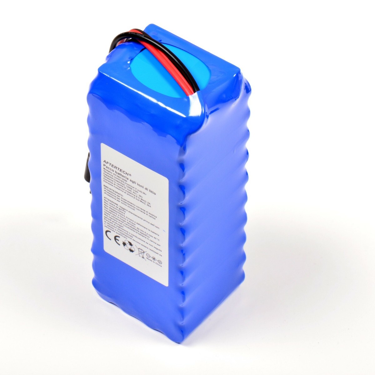 Batterie Lithium Ebike 36V 12Ah – Rechargeable 12000mAh, Avec Chargeur, 200x75x66mm