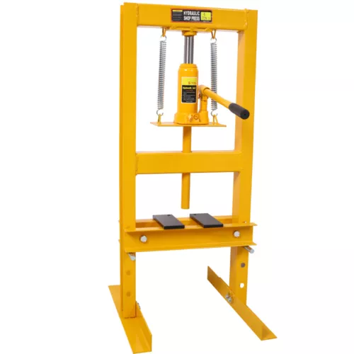 6 Ton Hydraulic Press Benchtop Shop Press H-Frame Garage Floor Press w/Plates