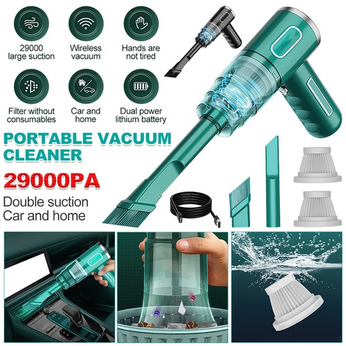 29000PA Cordless Hand Held Vacuum Cleaner Mini Portable Car Auto Home Wireless