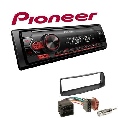 Pioneer 1-DIN Autoradio USB AUX Android Set für Peugeot 206 206CC 1998-2007