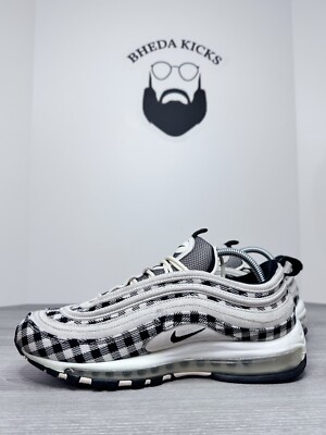 公式正規品!★ Nike Air Max 97 Plaid Light Cream Size 9.5 - Nike Air Max 97 Premium Flannel for sale online