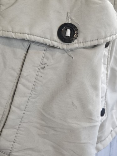 Superdry Womens Everest Parka Coat Size US 14 Cream No Hood - Picture 11 of 20