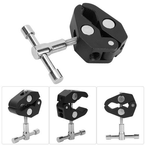 Camera Clamp Mount Ball Head Clip Arm Hot Shoe Adapter For DSLR Camera TG Fit - Picture 5 of 8