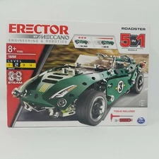 Erector By Meccano Roadster Level 2 Novice *STEAM Curriculum* W/Pull Back Motor