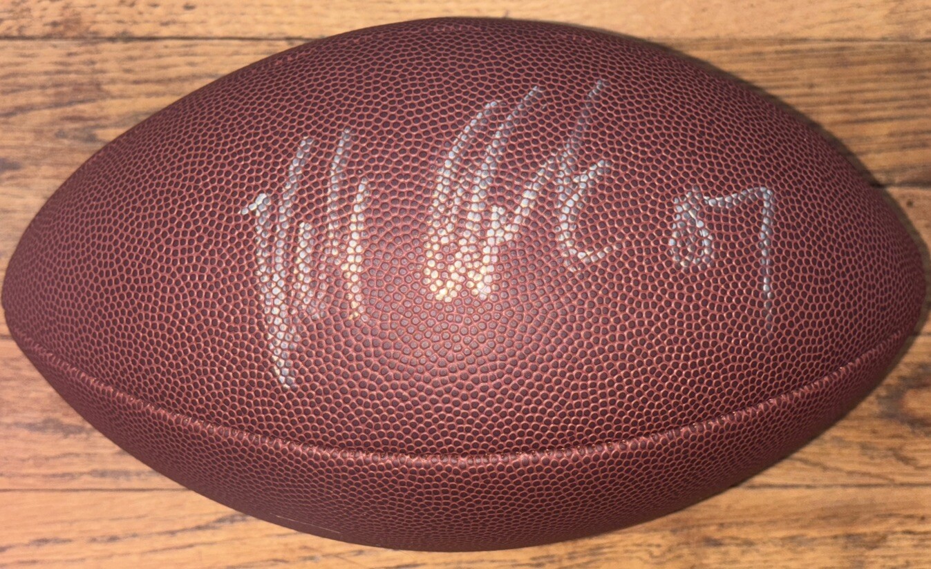Rob Gronkowski Autographed Signed New England Patriots "The Duke" Replica Football PSA COA PATRIOTS 