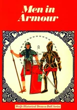 VINTAGE REPRINT - 1975 - MEN IN ARMOUR PAPER DOLLS - WOLFE HISTORICAL SERIES
