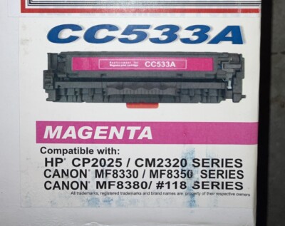 New toner TCCC533A Model CC533A Magenta CP2025 MF 8330 8350