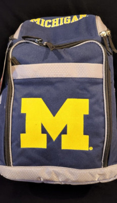 UNIVERSITY OF MICHIGAN 32 Can Insulated Backpack Cooler - W/20 LITER DRY BAG