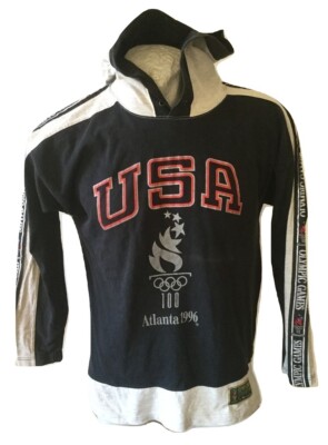 Champion Olympiade 1996 Sport Herren Hoodie Jumper Hoodies Gr. M
