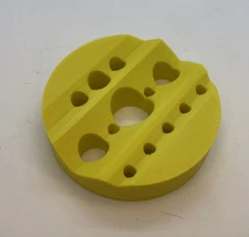 Gunsmith & Machinist Bench Pin Block Tool 223 556 1911 M&P Glock USA YELLOW!