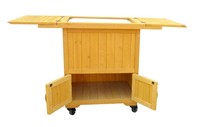 55-qt Outdoor Patio Rolling Wooden Beverage Ice Chest Cooler / Food Warmer Cart 55-qt Outdoor Patio Rolling Wooden Beverage Ice Chest Cooler / Food Warmer Cart