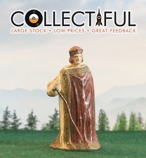 BRITAINS VINTAGE LEAD FIGURES - KING GEORGE IV WITH ROBE - HARD TO FIND    1422