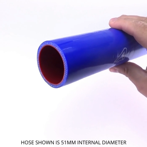 SILICONE HOSE RESISTANT FUEL & OIL FLUORO 50mm TO 1 METRE STRAIGHT ALL