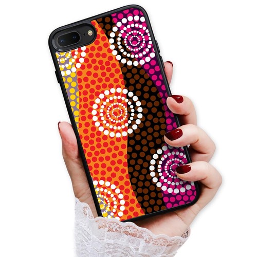 ( For iPhone SE 2 2020 4.7inch ) Back Case Cover AJ12240 Aboriginal Dot