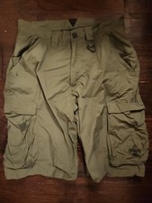 Boy Scouts of America Nylon Green Cargo Uniform Shorts Official BSA Adult Small