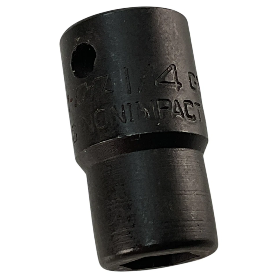 Snap-on Tools GM8B 1/4" Drive 1/4" SAE 6-Point Shallow Socket USA Snap On - Image 4 of 4