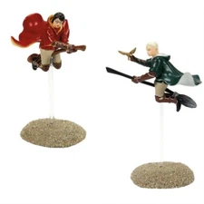 Dept 56 THE SEEKERS SET OF 2 Harry Potter Village 6014665 Quidditch