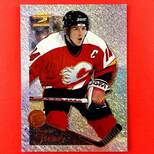 1995 Pinnacle Summit Theoren Fleury #8 card