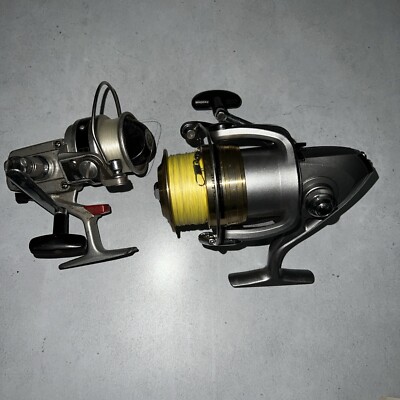Daiwa Silver 1300 & Crossfire 4000 3iB Reels Lot Of 2