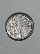 Australian 1962 THREEPENCE CH UNC 
