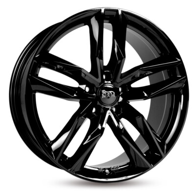MAM RS3 black painted 8.5x19 ET45 - LK5/114.3 ML72.6 Felge Alu