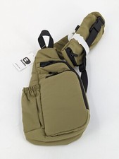 Buckle Athletic Sling Backpack A2131 Sage Solid 100 Nylon Lined Street Level