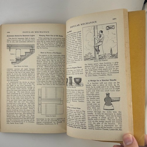 Popular Mechanics Shop Notes 1911 Volume 7 Staple Binding Vintage DIY Paperback - Picture 10 of 14