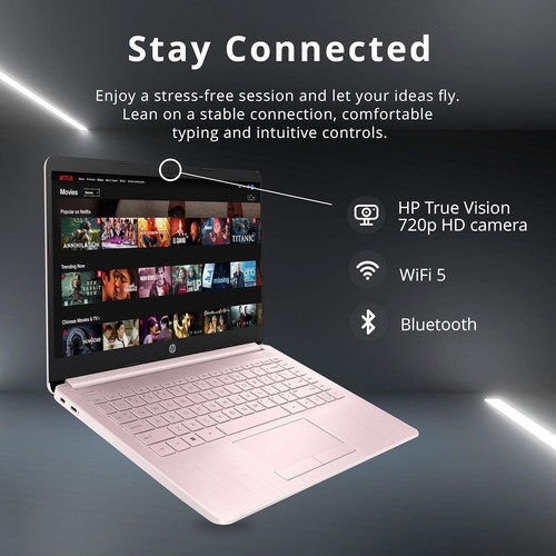 HP Stream 14" HD BrightView Laptop, Intel Celeron N4120, 16GB RAM, 64GB Storage - Picture 3 of 8