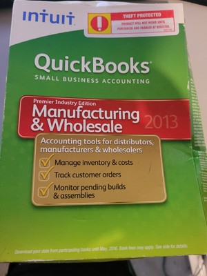 Quickbooks Manufacturing Wholesale 2013 old version