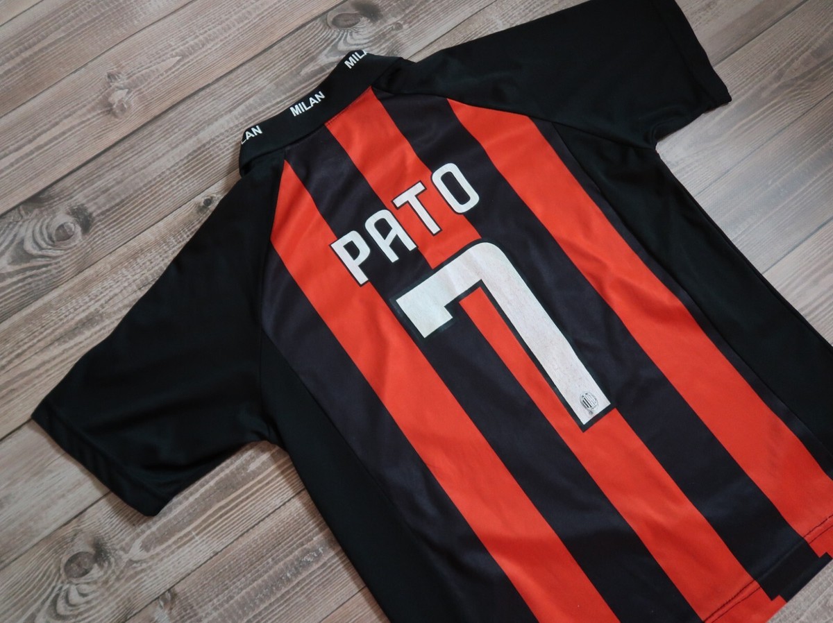 Adidas Soccer jersey AC Milan Pato #7 football shirt, Boys