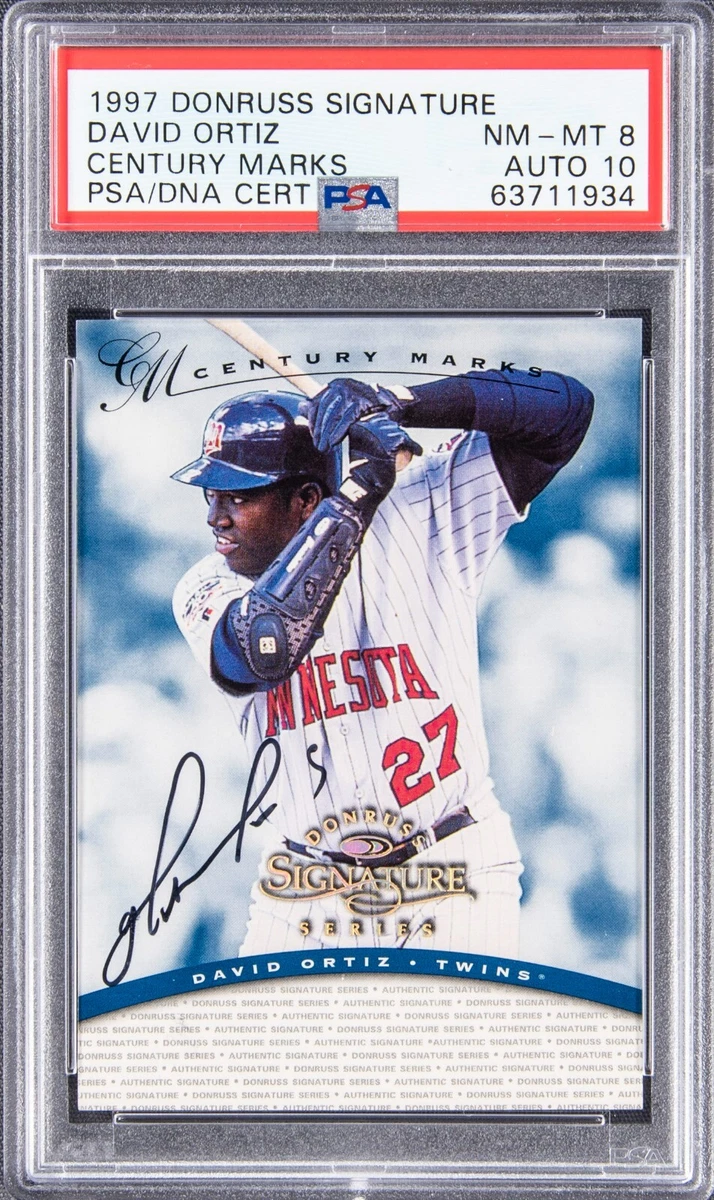 Donruss Autographed David Ortiz Baseball Trading Cards for sale | eBay