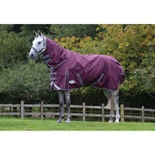 Weatherbeeta Comfitec Plus Dynamic II Detach-A-Neck Lite Horse Rugs - Maroon
