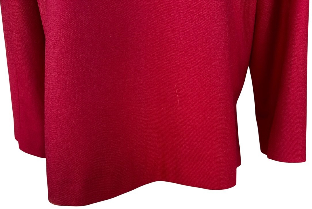 Pendleton Jacket Womens 14 Regular Red Wool Butto… - image 9