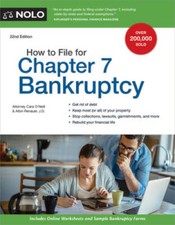 How to File for Chapter 7 Bankruptcy - Paperback - GOOD