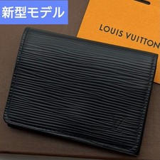 Louis Vuitton Epi M62292 Card Case Black 4.1x3.1x0.4in