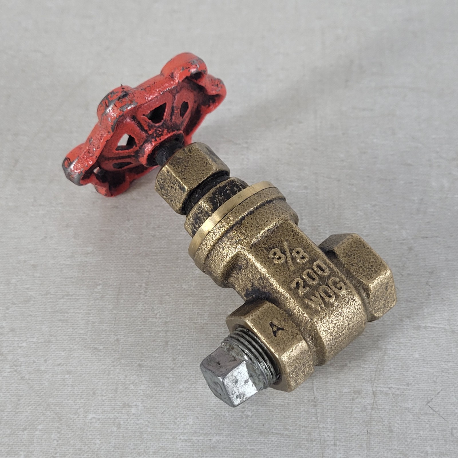 B&K 3/8" Brass Gate Valve 200 WOG Threaded Manual Shutoff Water Oil Gas