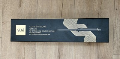 Open Box ghd Curve Thin Wand Curling Iron 0.5  Tight Curls Styler