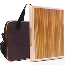 Cajon,12 9.4 1.7 Portable Box Drum, ZebraWood Percussion Box Beat Box W/C...