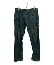 STONE ISLAND Cotton straight pants green 681530303