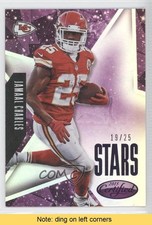 2015 Certified Stars Mirror Purple 19/25 Jamaal Charles #S27 READ 2r5