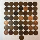 Indian Head Penny Roll of 50 ALL Dated 1880-89 FULL ROLL#3A