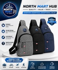 Mens Waterproof Sling Bag Crossbody Chest Pac...